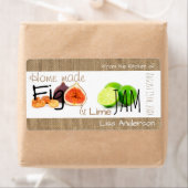 Nieuw Rustisch Fig en Limoen Jam gepersonaliseerd Etiket (Insitu)