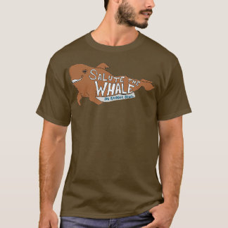 NIEUW Saluut de walvis T-shirt