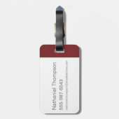 NIEUW SCAMANDER™ Permanent Art-paneel Bagagelabel (Achterkant verticaal)