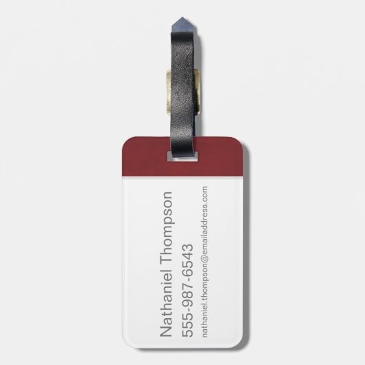 NIEUW SCAMANDER™ Permanent Art-paneel Bagagelabel (Achterkant verticaal)