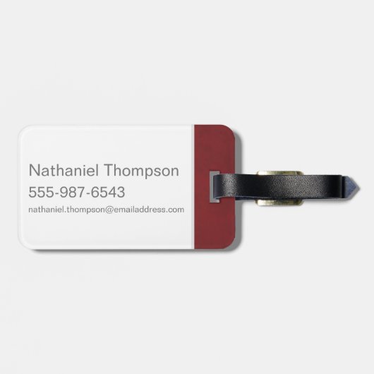 NIEUW SCAMANDER™ Permanent Art-paneel Bagagelabel (Achterkant horizontaal)