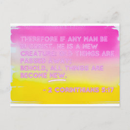 Nieuw schepsel in Christ - Faith Briefkaart