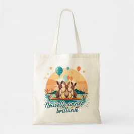 Nieuw schitterend jaar tote bag