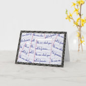 Nieuw schooljaar kaart (Gele Bloem)