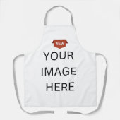 NIEUW! Schort - Medium - All-over print - Silver s (Voorkant)