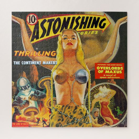 NIEUW!  SCI-FI MAGAZINE THEMA LEGPUZZEL (Verticaal)