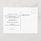 Nieuw Seizoen Nieuw Home Pompoen Herfst Herfst Ver Aankondigingskaart (Achterkant)