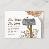 Nieuw Seizoen Nieuw Huis Adreswijziging Visitekaartje (Voorkant)