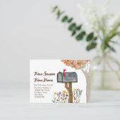 Nieuw Seizoen Nieuw Huis Adreswijziging Visitekaartje (Staand voorkant)