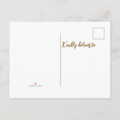 Nieuw Seizoen Nieuw Huis Herfst Bewegende Aankondi Aankondigingskaart (Achterkant)