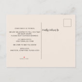 Nieuw Seizoen Nieuw Huis Herfst Herfst Pompoen Bew Aankondigingskaart (Achterkant)