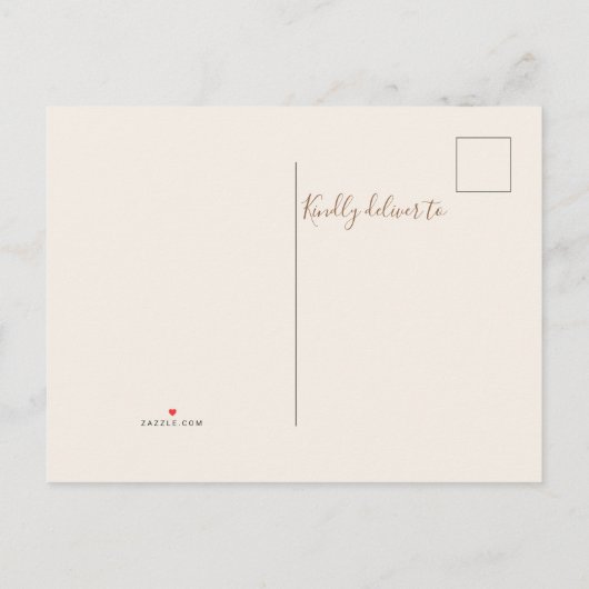 Nieuw Seizoen Nieuw Huis Herfst Pompoen Bewegen Aankondigingskaart (Achterkant)