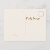 Nieuw Seizoen Nieuwe Home Herfst Beweging Aankondi Aankondigingskaart (Achterkant)