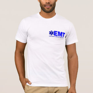 Nieuw shirt met blauw breedschrift, op maat