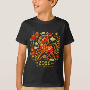 Nieuw shirt Paard Chinese Dierenriem Feest