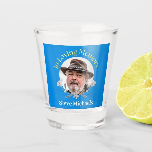 NIEUW! Shot Glass - In Loving Memory Glas (Voorkant)