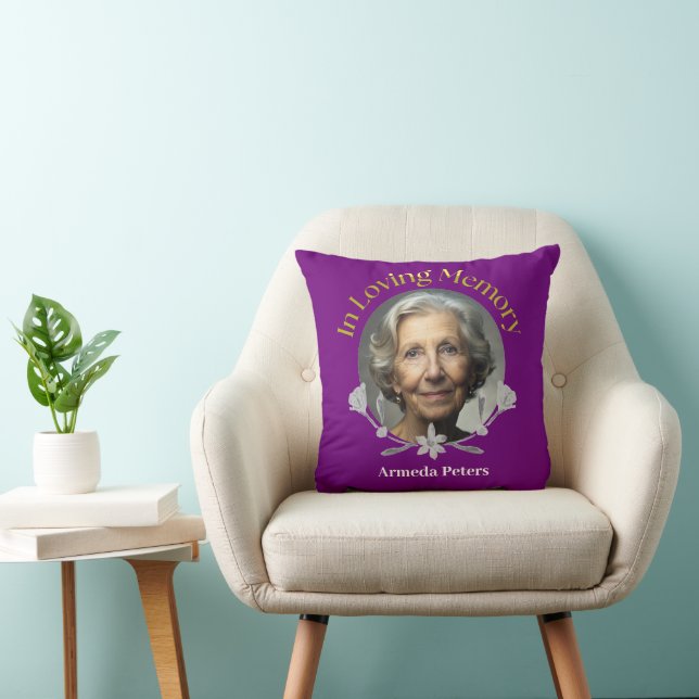NIEUW! Sierkussen - ter herinnering aan (Stoel)