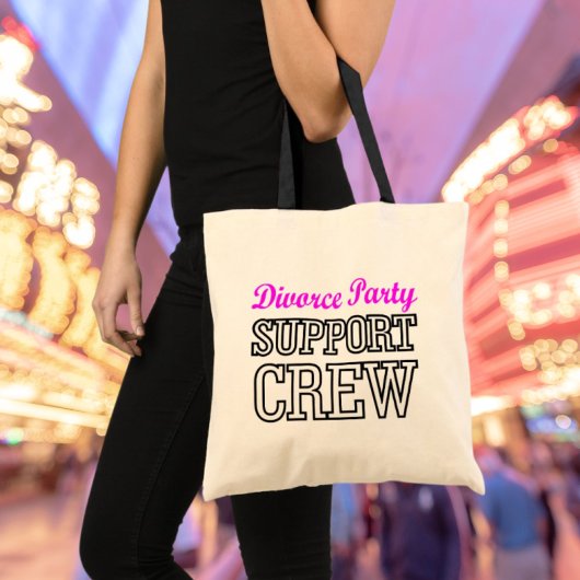 Nieuw single break-up support crew echtscheidingsf tote bag