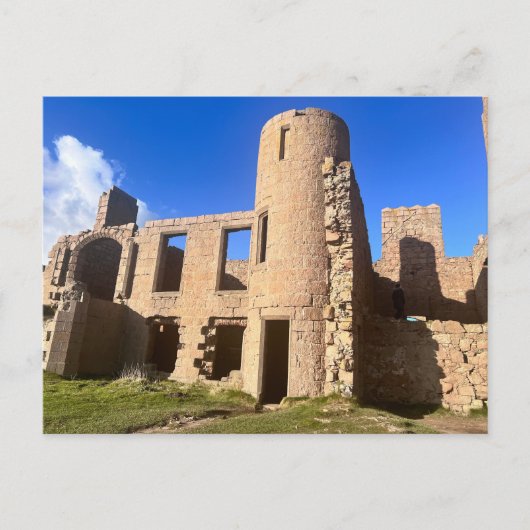 Nieuw Slains Castle, Cruden Bay - A Feestdagenkaart (Voorkant)