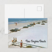  Nieuw Smyrna Beach Florida jaren 1950 Briefkaart (Voorkant / Achterkant)