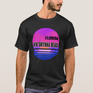 Nieuw Smyrna Beach Vaporwave Florida T-shirt