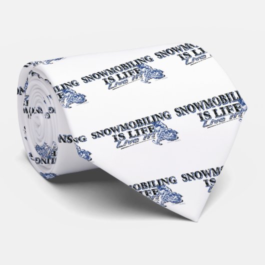 NIEUW-SNOWMOBILING-IS-LEVENSDIS STROPDAS (Opgerold)