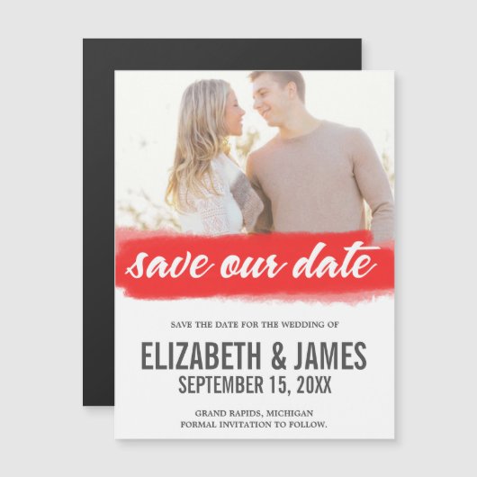 NIEUW sparen de Magnetische Uitnodigingen van de D Magnetische Uitnodiging (Voorkant / Achterkant)