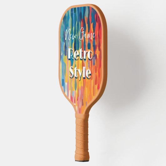 Nieuw spel Retro Style Grappig Pickleball Paddle (Links)