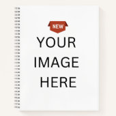 NIEUW! Spiraal Notitieboek 8.5 "x11" Graph - Grijs (Voorkant)