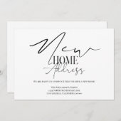 Nieuw startadres kaart (Voorkant / Achterkant)