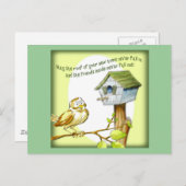 Nieuw startpunt aankondigingskaart (Voorkant / Achterkant)