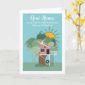 Nieuw startpunt bij boomgebouw kaart (Gele Bloem)