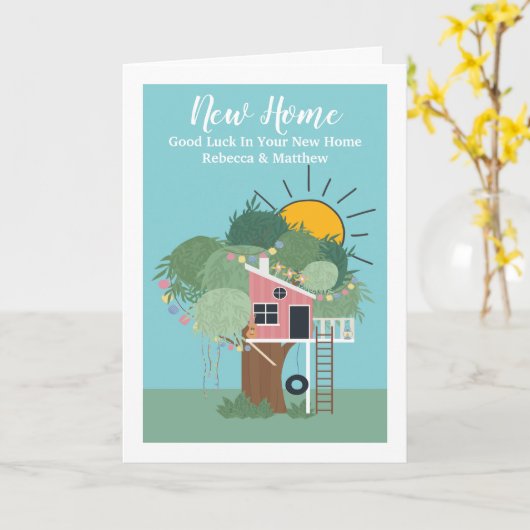 Nieuw startpunt bij boomgebouw kaart (Gele Bloem)