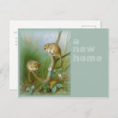 Nieuw startpunt CC0112 Archibald Thorburn Dormice Aankondigingskaart (Voorkant / Achterkant)