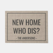 Nieuw startpunt dat grappig gepersonaliseerd is deurmat (Voorkant)