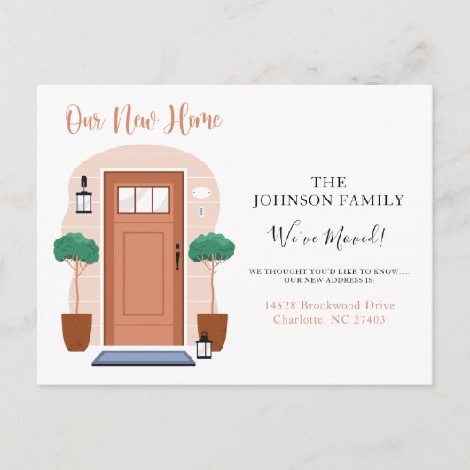 Nieuw startpunt dat we hebben verplaatst briefkaart (Voorkant)