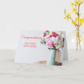 Nieuw startpunt gefeliciteerd kaart (Gele Bloem)