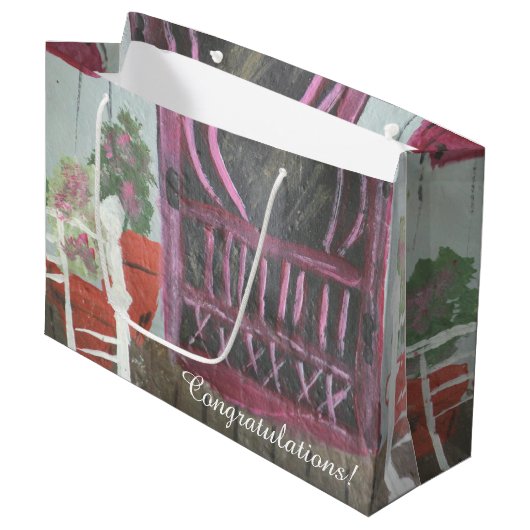 Nieuw startpunt gefeliciteerd large cadeautasje (Voorkant Gekanteld)