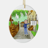 Nieuw startpunt - Mannelijk Keramisch Ornament (Rechts)