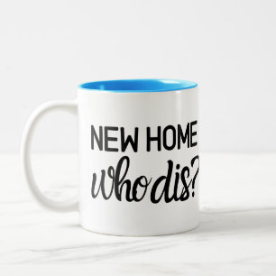 Nieuw startpunt met Dis, Realtor Gift, Realtor Age Tweekleurige Koffiemok