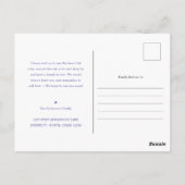 Nieuw startpunt | Minimale lavendel | Nieuw adres Briefkaart (Achterkant)