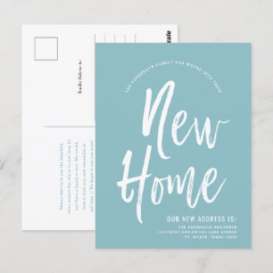 Nieuw startpunt   Minimale Robin Egg Blue   Nieuw  Briefkaart