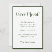 Nieuw startpunt voor de Feestdagen Aankondiging (Achterkant)