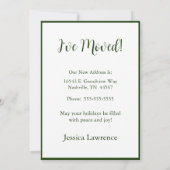 Nieuw startpunt voor de Feestdagen Aankondiging (Achterkant)