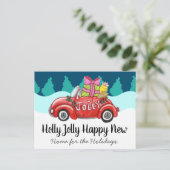 Nieuw startpunt voor de Feestdagen Briefkaart (Staand voorkant)