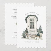 Nieuw startpunt voor de Feestdagen | Deuren met Cu Feestdagenkaart (Voorkant / Achterkant)