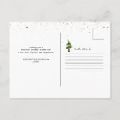 Nieuw startpunt voor de Feestdagen die aankondigin Briefkaart (Achterkant)