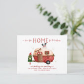 Nieuw startpunt voor de Feestdagen die aankondigin Briefkaart (Staand voorkant)