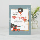 Nieuw startpunt voor de Feestdagen die de aankondi Aankondiging (Staand voorkant)