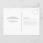 Nieuw startpunt voor de Feestdagen die de aankondi Briefkaart (Achterkant)